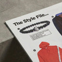 GQ article featuring Baxter & Baxter black onyx skull bracelet