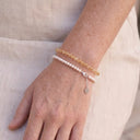 Citrine 4mm 925 Sterling Silver Bracelet