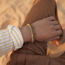 Citrine 6mm 925 Sterling Silver Bracelet