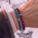 Fjord Blue 4mm 925 Sterling Silver Bracelet