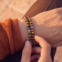 Tigers Eye 6mm 925 Sterling Silver Bracelet
