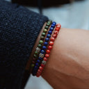 Red Sea 4mm 925 Sterling Silver Bracelet