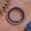 Deep Blue 6mm 925 Sterling Silver Bracelet