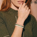 Green Aventurine 925 4mm Sterling Silver Bracelet