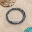 Aegean Woven Leather Bracelet