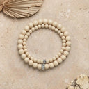 Ivory 4mm 925 Sterling Silver Bracelet