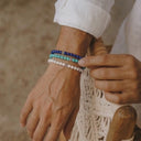 Turquoise 4mm 925 Sterling Silver Bracelet