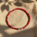 Red Sea 4mm 925 Sterling Silver Bracelet