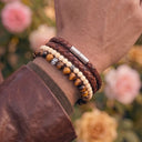 Chocolate Woven Leather Bracelet
