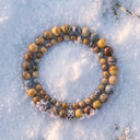 Yellow Ochre 4mm 925 Sterling Silver Bracelet