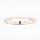 Yellow aventurine beaded bracelet with sterling silver bead