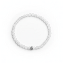 Glacial Quartz 4mm 925 Sterling Silver Bracelet