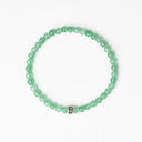 Green Aventurine 925 4mm Sterling Silver Bracelet