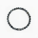 Gunmetal 6mm 925 Sterling Silver Bracelet
