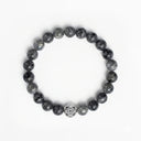 Gunmetal 8mm 925 Sterling Silver Bracelet