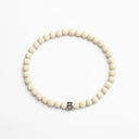 Ivory 4mm 925 Sterling Silver Bracelet