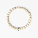 Ivory 6mm 925 Sterling Silver Bracelet