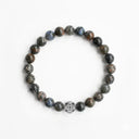 Llanite 8mm 925 Sterling Silver Bracelet