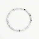 Moonstone 4mm 925 Sterling Silver Bracelet