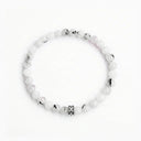 Moonstone 925 6mm Sterling Silver Bracelet