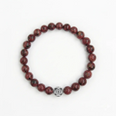 Rosa Noir 8mm 925 Sterling Silver Bracelet