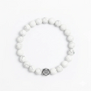 Snow 8mm 925 Sterling Silver Bracelet
