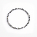 Tempest Grey 4mm 925 Sterling Silver Bracelet