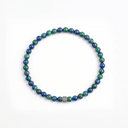 Terra Stone 4mm 925 Sterling Silver Bracelet