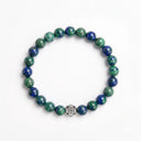 Terra Stone 8mm 925 Sterling Silver Bracelet