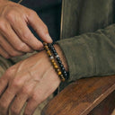 Tigers Eye 6mm 925 Sterling Silver Bracelet