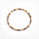 Yellow Ochre 4mm 925 Sterling Silver Bracelet