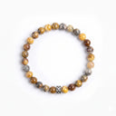 Yellow Ochre 6mm 925 Sterling Silver Bracelet
